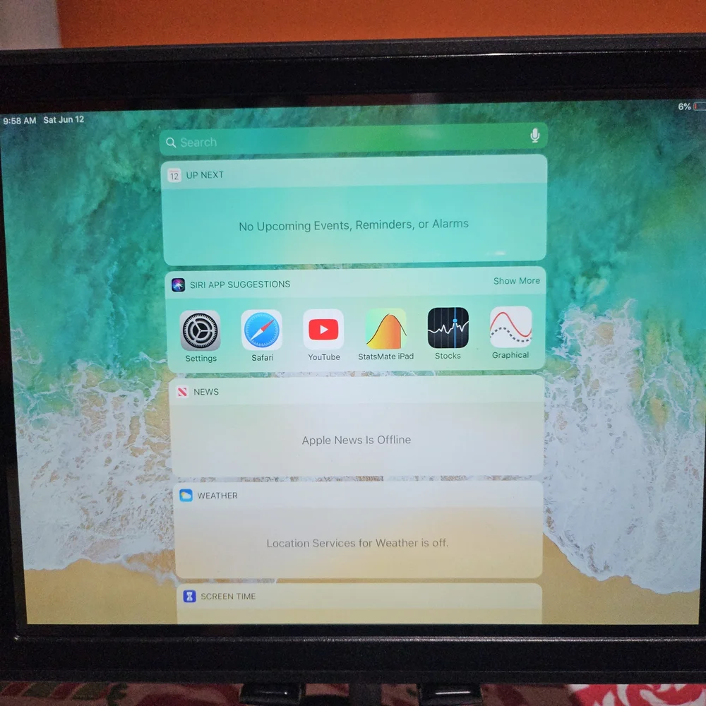 Black OtterBox iPad Tablet in Csse